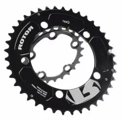 Plateau Rotor VTT NoQX2 BCD74 De 5 Bras Intérieur Noir
