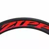 Autocollants Zipp Pour Roue 202 Rouge Mat