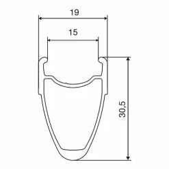 Roue Avant Mavic Ellipse Noir -Plateaux Vélo populaire boutique f32501 p 1